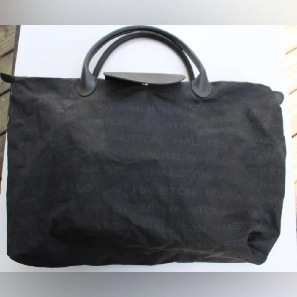 Halston travel tote bag
